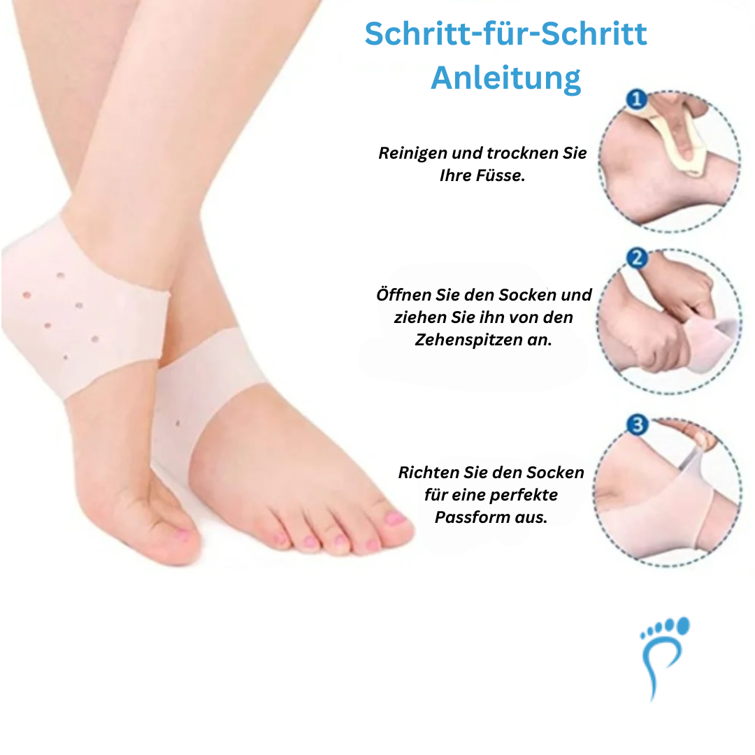 Silikon-Fersensocken Fußpflege ufoot