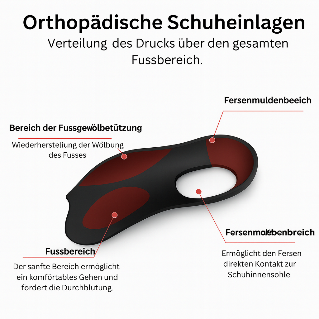Orthopädische Schuheinlagen ufoot